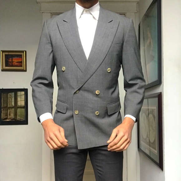 Ermenegildo Zegna Other - Ermenegildo Zegna Double Breasted Wool Suit Jacket